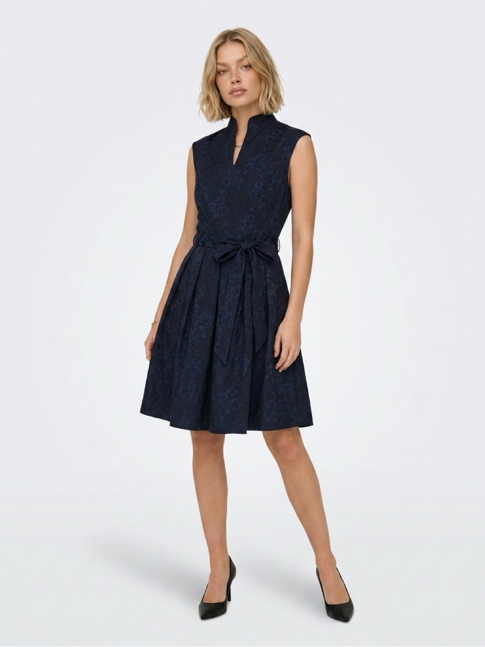 Brooks Brothers Women’s Cocktail party cotton navy Dress size 14 Floral